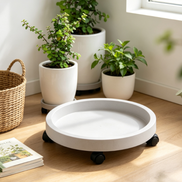 Heavy-Duty Plant Tray Caddy With Wheels