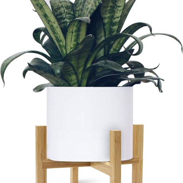 Natural-Style Bamboo Medium Plant Stand