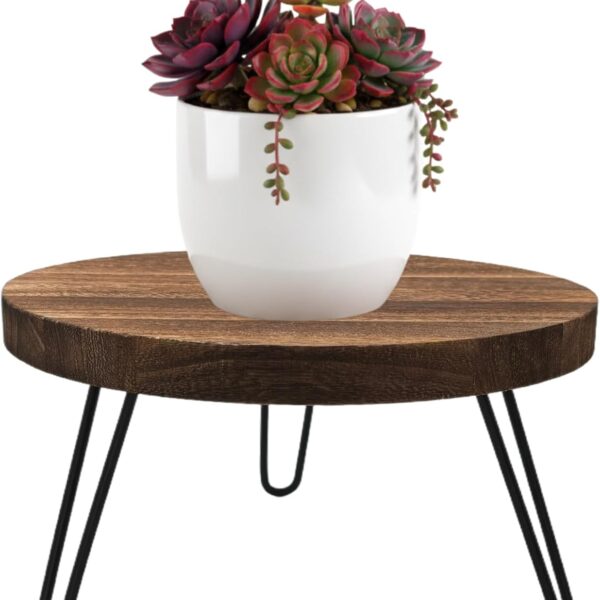 Sturdy Decorative Wooden Plant Stand Base